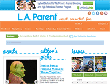 Tablet Screenshot of laparent.com